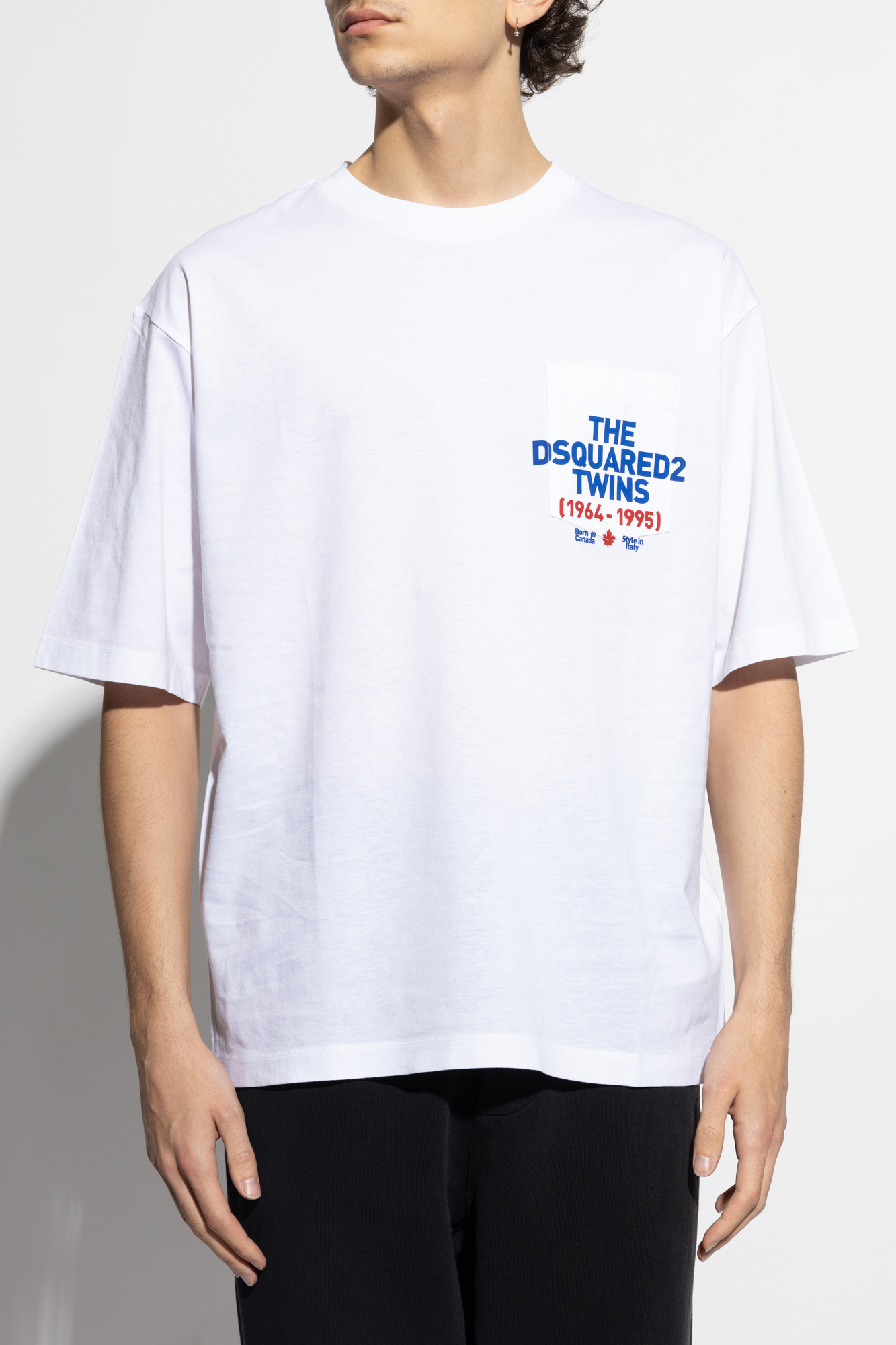 DSQUARED2 Tシャツ Pocket Logo S74GD1407-S23009-100 White T-shirt with pocket Dsquared2 - Vitkac AS